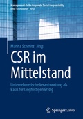 Cover: CSR im Mittelstand - Springer Gabler