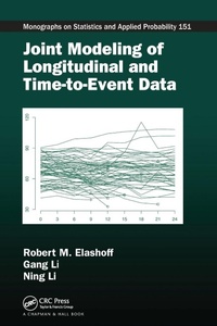 Enlarge image Cover: Joint Modeling of Longitudinal and Time-to-Event Data - Chapman & Hall/CRC