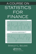 Cover: A Course on Statistics for Finance - Chapman & Hall/CRC