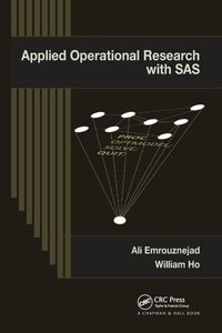 Enlarge image Cover: Applied Operational Research with SAS - Chapman & Hall/CRC