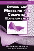 Cover: Design and Modeling for Computer Experiments - Chapman & Hall/CRC