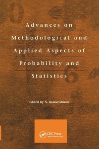 Enlarge image Cover: Advances on Methodological and Applied Aspects of Probability and Statistics - CRC Press