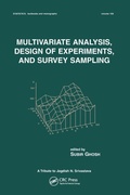 Cover: Multivariate Analysis, Design of Experiments, and Survey Sampling - CRC Press