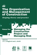 Cover: The Organization and Management of Construction - Routledge
