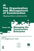 Cover: The Organization and Management of Construction - Routledge