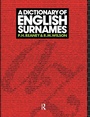 Cover: A Dictionary of English Surnames - Routledge