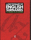 Cover: A Dictionary of English Surnames - Routledge