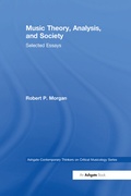 Cover: Music Theory, Analysis, and Society - Routledge