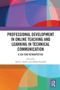 Cover: Professional Development in Online Teaching and Learning in Technical Communication - Routledge