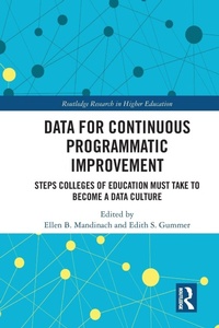 Enlarge image Cover: Data for Continuous Programmatic Improvement - Routledge