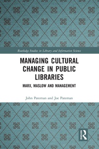 Abbildung von: Managing Cultural Change in Public Libraries - Routledge