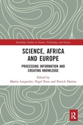 Cover: Science, Africa and Europe - Routledge