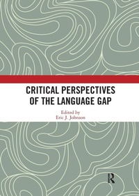 Enlarge image Cover: Critical Perspectives of the Language Gap - Routledge