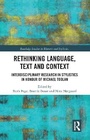 Cover: Rethinking Language, Text and Context - Routledge