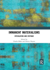 Enlarge image Cover: Immanent Materialisms - Routledge