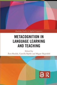 Enlarge image Cover: Metacognition in Language Learning and Teaching - Routledge