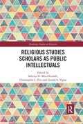 Cover: Religious Studies Scholars as Public Intellectuals - Routledge