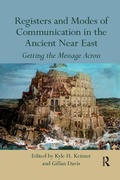 Cover: Registers and Modes of Communication in the Ancient Near East - Routledge
