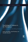 Cover: Psychological Violence in the Workplace - Routledge