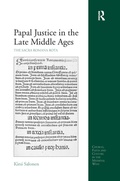 Cover: Papal Justice in the Late Middle Ages - Routledge