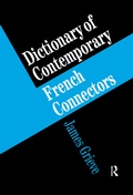 Cover: A Dictionary of French Connectors - Routledge