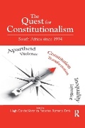Cover: The Quest for Constitutionalism - Routledge