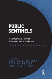 Enlarge image Cover: Public Sentinels - Routledge