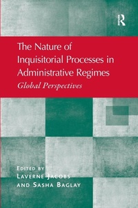 Enlarge image Cover: The Nature of Inquisitorial Processes in Administrative Regimes - Routledge