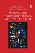 Cover: Memory and Commemoration in Medieval Culture - Routledge