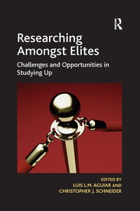 Enlarge image Cover: Researching Amongst Elites - Routledge