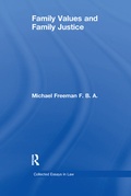 Cover: Family Values and Family Justice - Routledge