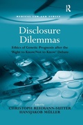 Cover: Disclosure Dilemmas - Routledge