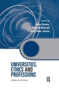 Cover: Universities, Ethics and Professions - Routledge