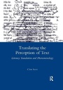 Cover: Translating the Perception of Text - Routledge