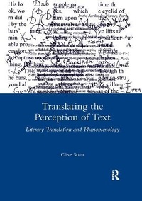 Enlarge image Cover: Translating the Perception of Text - Routledge