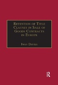 Bild: Retention of Title Clauses in Sale of Goods Contracts in Europe - Routledge