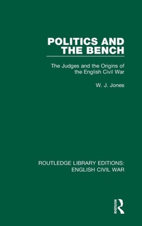 Enlarge image Cover: Politics and the Bench - Routledge