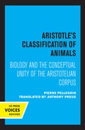Cover: Aristotle's Classification of Animals - University of California Press