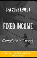 Cover: CFA 2026 Level 1: Fixed Income (CFA level 1, #3) - M. Imran Ahsan