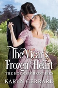 Cover: The Vicar's Frozen Heart (The Hornsby Brothers, #2) - Kg Publishing