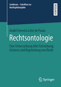 Abbildung von: Rechtsontologie - Springer