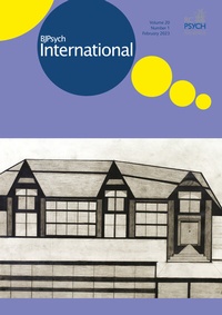 Abbildung von: BJPsych International - Cambridge University Press