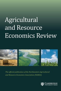 Abbildung von: Agricultural and Resource Economics Review - Cambridge University Press