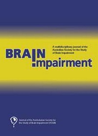 Abbildung von: Brain Impairment - Cambridge University Press
