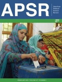 Abbildung von: American Political Science Review - Cambridge University Press
