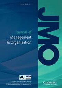 Abbildung von: Journal of Management & Organization - Cambridge University Press