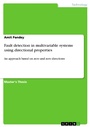 Cover: Fault detection in multivariable systems using directional properties - GRIN Verlag