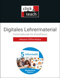 Abbildung von: Informatik - Mittelschule Bayern / Informatik Mittelschule BY click & teach 5 Box - Buchner, C.C.