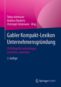 Abbildung von: Gabler Kompakt-Lexikon Unternehmensgründung - Springer Gabler