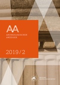 Cover: Arch&auml;ologischer Anzeiger - Reichert Verlag